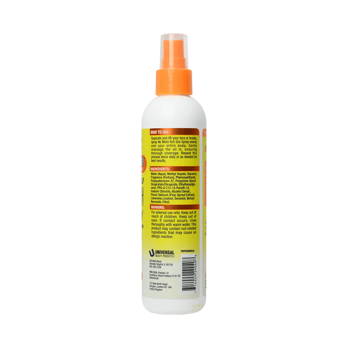 Jamaican Mango & Lime No More Itch Gro Spray – 8 oz - Beauty Exchange Beauty Supply