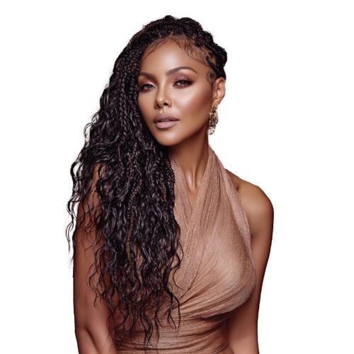 Janet Collection Encore La Vie Feather Crochet Human Hair Blend Deep – 18″ - Beauty Exchange Beauty Supply
