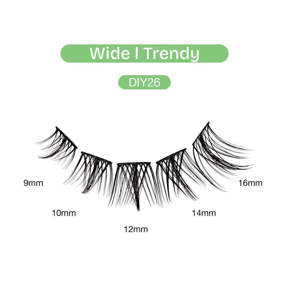 Broadway Trendy DIY Cluster Lashes – (70–112pcs)