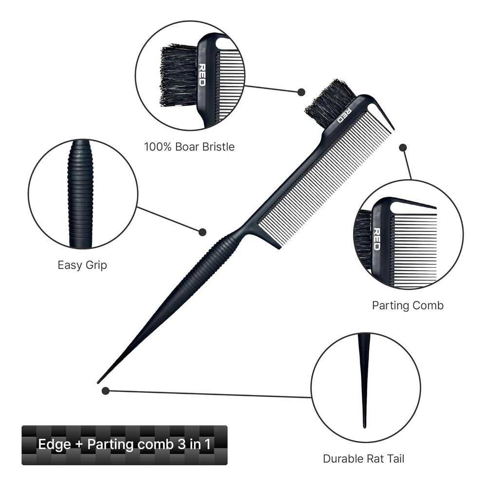 Red by Kiss Edge Parting Comb