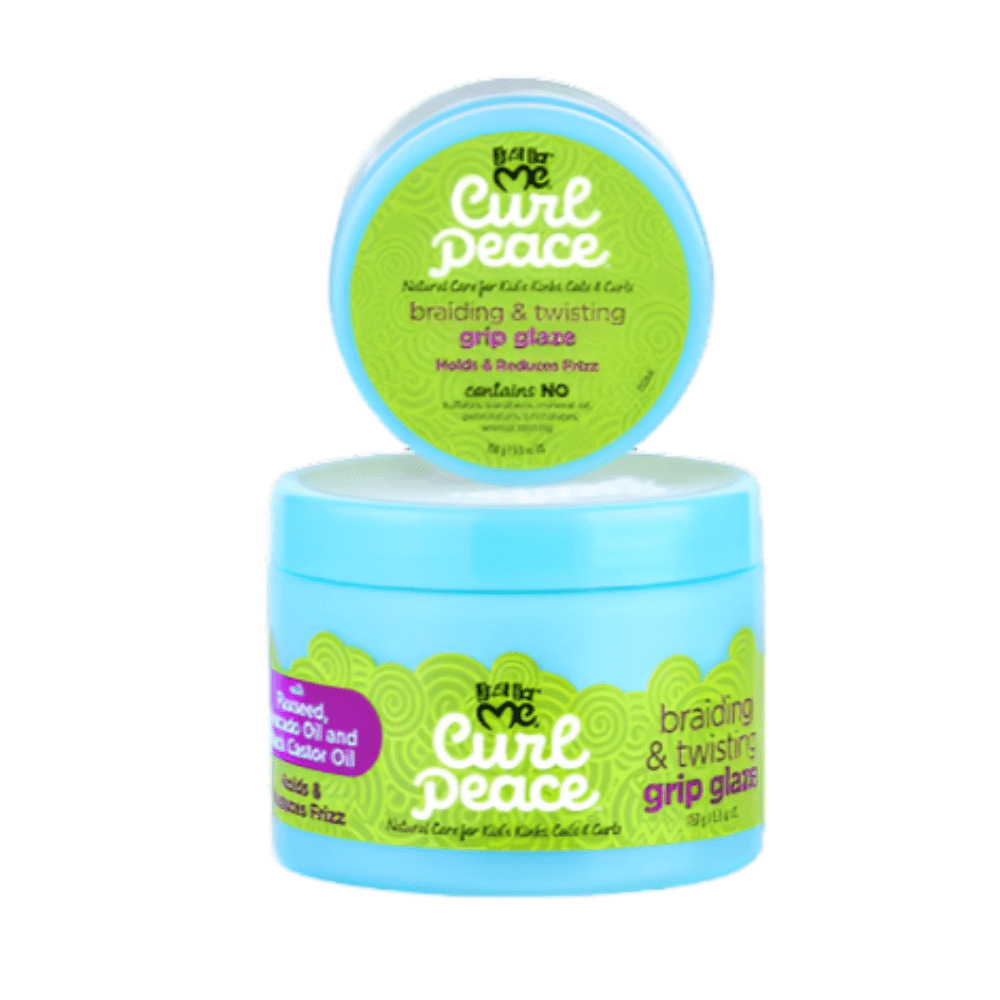 Just For Me Curl Peace Grip Glaze – Nourishing Styling Cream for Braiding & Twisting (5.5 oz) - Beauty Exchange Beauty Supply