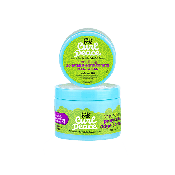 Just For Me Curl Peace Kids Smoothing Ponytail & Edge Control – Flaxseed, Avocado & Castor Oil (5.5 oz) - Beauty Exchange Beauty Supply