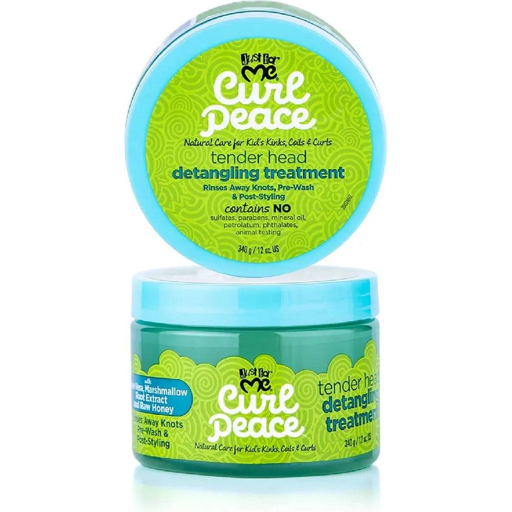Just For Me Curl Peace Tender Head Detangling Treatment โ With Aloe, Marshmallow Root & Honey (12 oz) - Beauty Exchange Beauty Supply