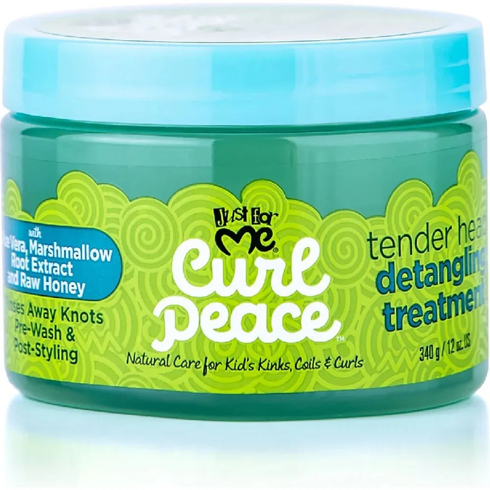 Just For Me Curl Peace Tender Head Detangling Treatment โ With Aloe, Marshmallow Root & Honey (12 oz) - Beauty Exchange Beauty Supply
