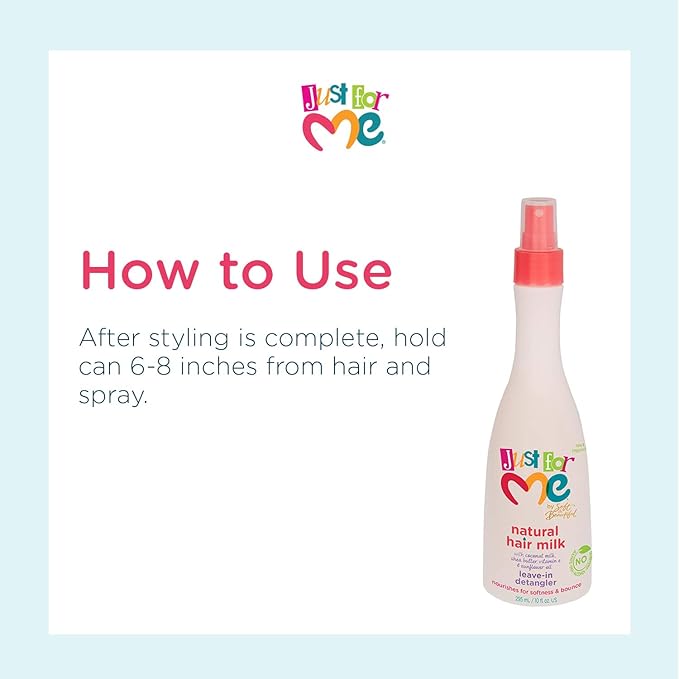 Just For Me Natural Hair Milk Detangler – 10 oz - Beauty Exchange Beauty Supply