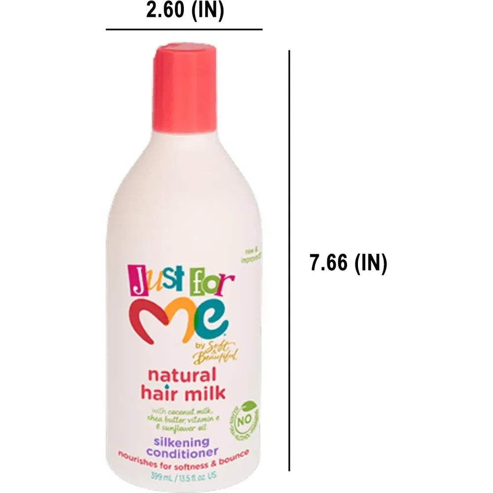 Just For Me Natural Hair Milk Silkening Conditioner – 13.5 fl oz - Beauty Exchange Beauty Supply
