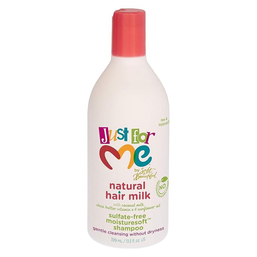Just For Me Natural Hair Milk Sulfate - Free Moisturizing Shampoo – 13.5 fl oz - Beauty Exchange Beauty Supply