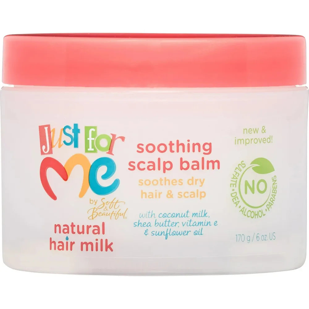 Just For Me Soothing Scalp Balm – Moisturizes & Relieves Dry, Itchy Scalp (6 oz) - Beauty Exchange Beauty Supply