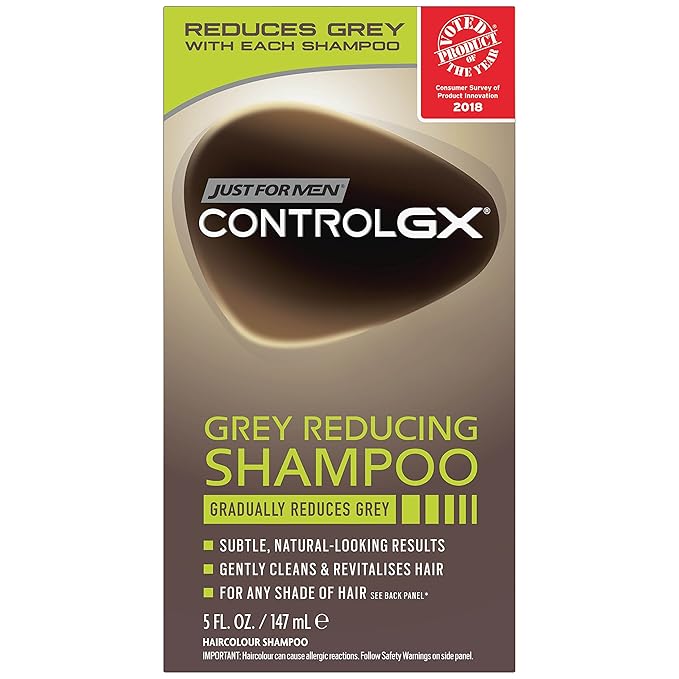 Just For Men Control GX Grey Reducing Shampoo – 5 fl oz (No - Mess, Easy Comb - In Formula) - Beauty Exchange Beauty Supply