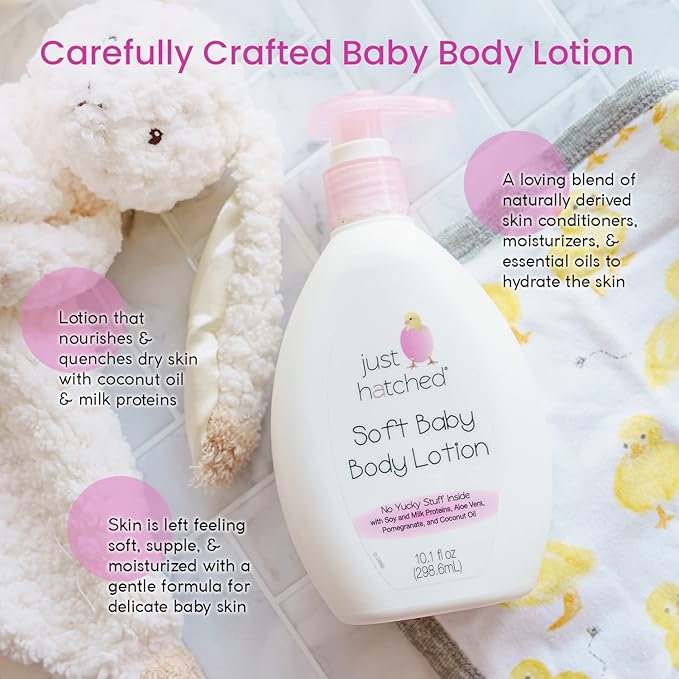 Just Hatched Soft Baby Body Lotion – 10.1 fl oz - Beauty Exchange Beauty Supply