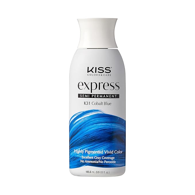 Kiss Express Semi-Permanent Hair Color – 3.5oz