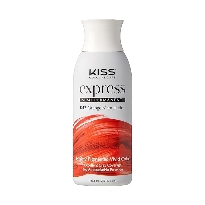 Kiss Express Semi-Permanent Hair Color – 3.5oz