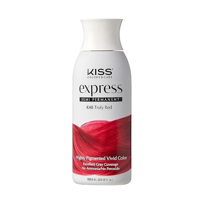 Kiss Express Semi-Permanent Hair Color – 3.5oz
