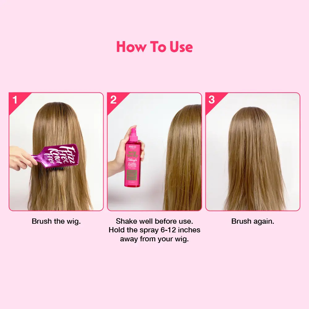 Red by Kiss Remy Human Hair & Synthetic Wig Spray