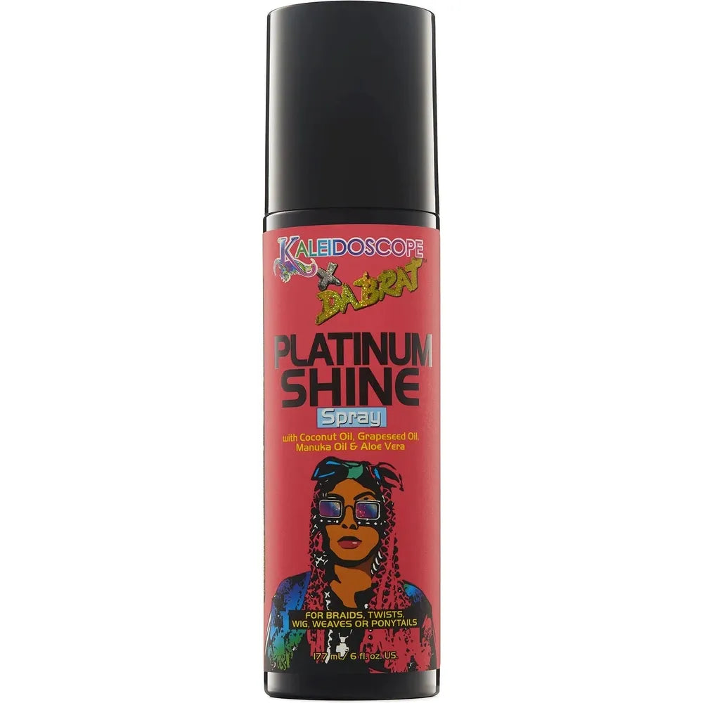 Kaleidoscope Da Brat - Platinum Shine Spray | Coconut Oil | Grape - seed Oil | Manuka Oil | Aloe Vera | Female | 6Oz - Beauty Exchange Beauty Supply
