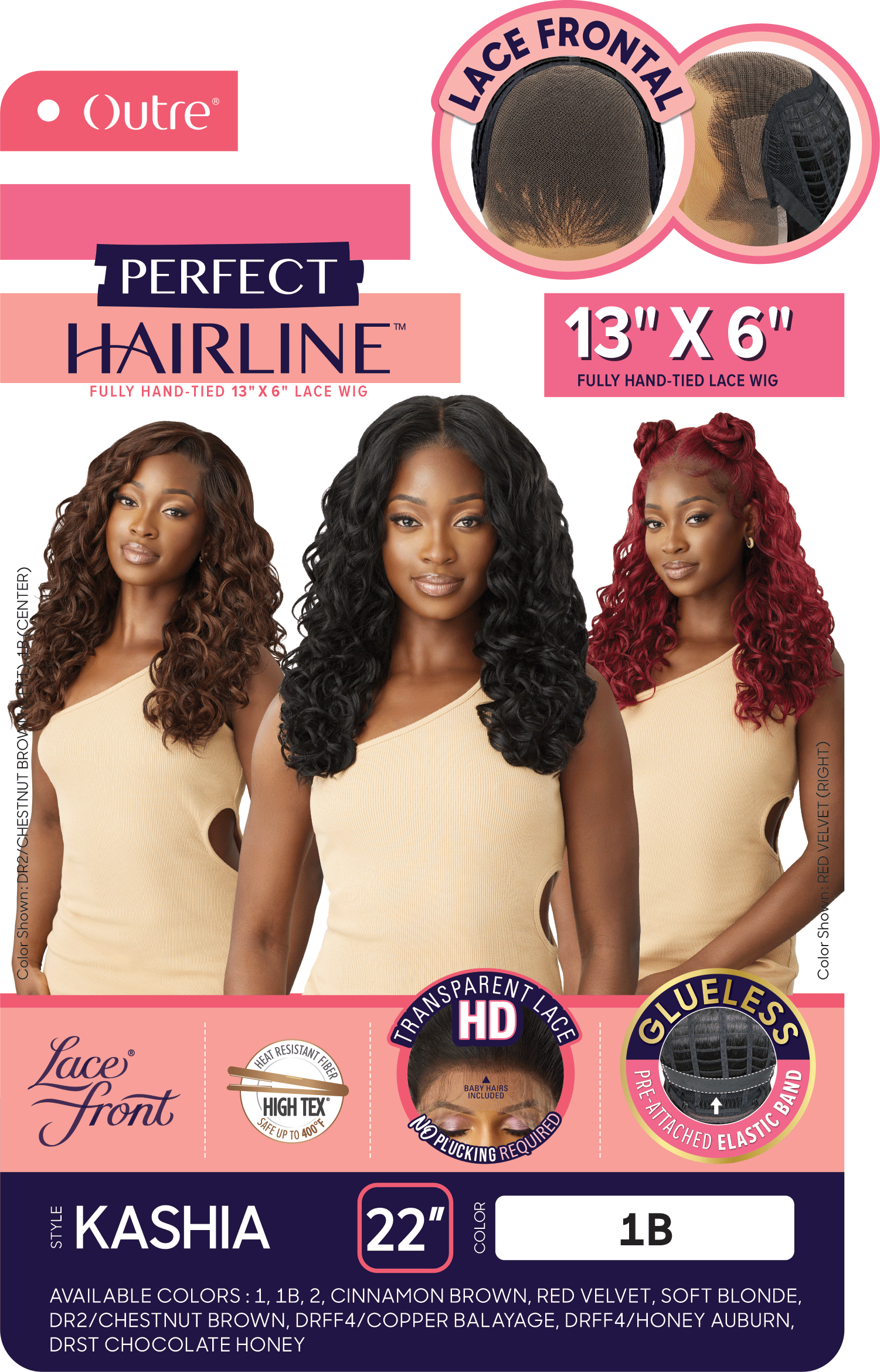 Outre Perfect Hairline 13x6 HD Lace Front Wig - Kashia