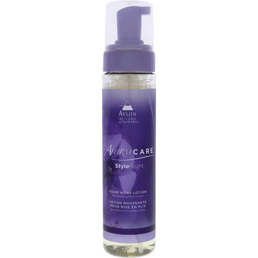 KeraCare & Affirm Foam Wrap Lotion – Smooth, Set, & Style (8oz) - Beauty Exchange Beauty Supply