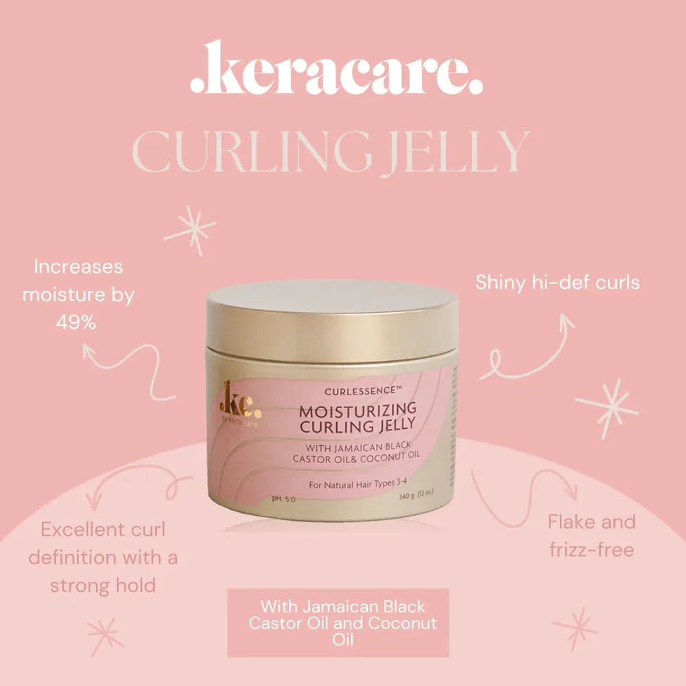 KeraCare CurlEssence | 2 Variants - Moisturizing Curling Cream & Curling Jelly Duo โ 320g - Beauty Exchange Beauty Supply