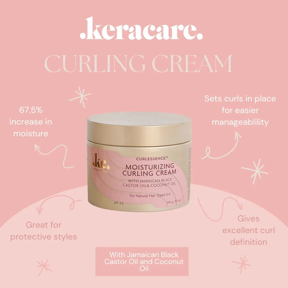 KeraCare CurlEssence | 2 Variants - Moisturizing Curling Cream & Curling Jelly Duo โ 320g - Beauty Exchange Beauty Supply