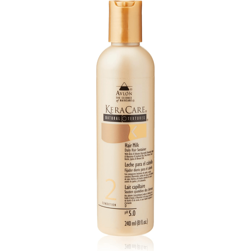 Keracare Natural Textures Hair Milk 8 Oz - Moisturizing Leave - In Conditioner for Dry, Curly Hair - Beauty Exchange Beauty Supply
