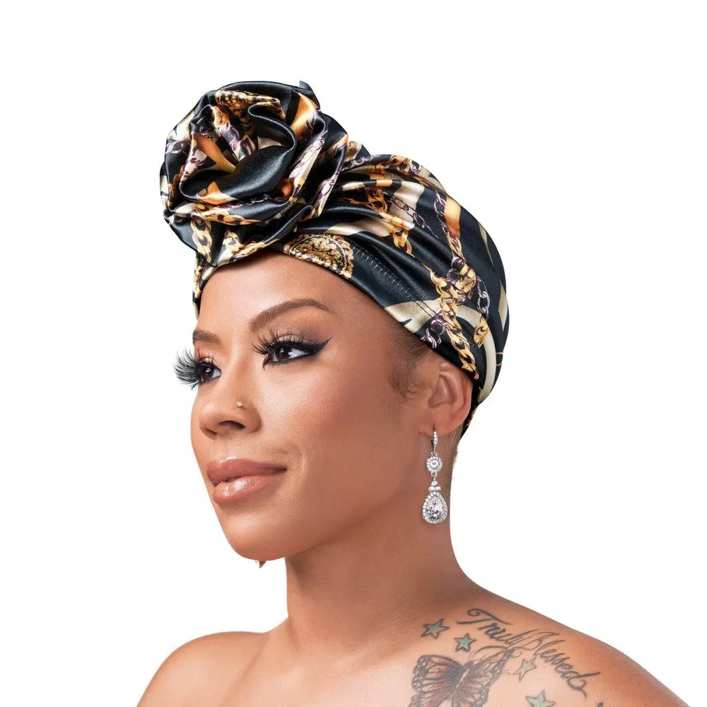 Keyshia Cole x Red by Kiss Top Knot Turban โ Effortless Glam, Everyday Comfort (One Size Fits Most)) - Beauty Exchange Beauty Supply