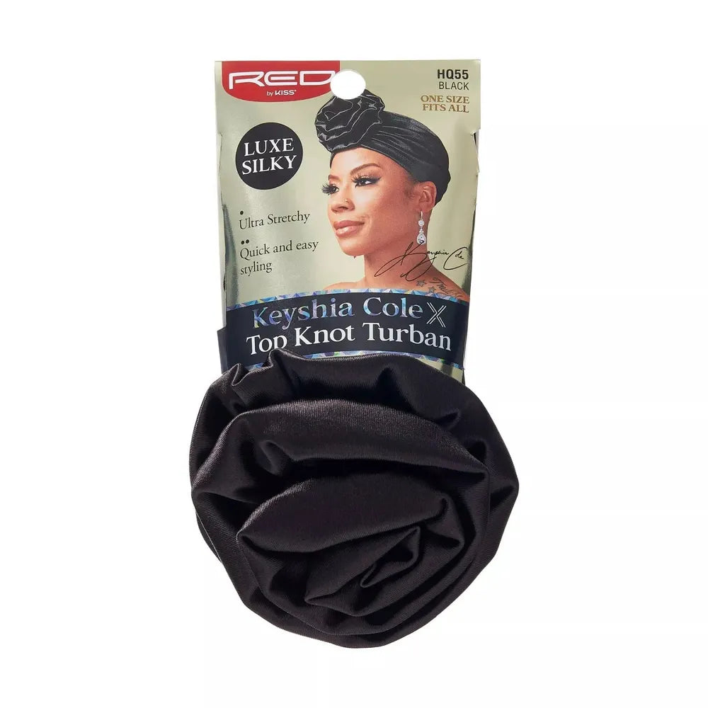 Keyshia Cole x Red by Kiss Top Knot Turban โ Effortless Glam, Everyday Comfort (One Size Fits Most)) - Beauty Exchange Beauty Supply