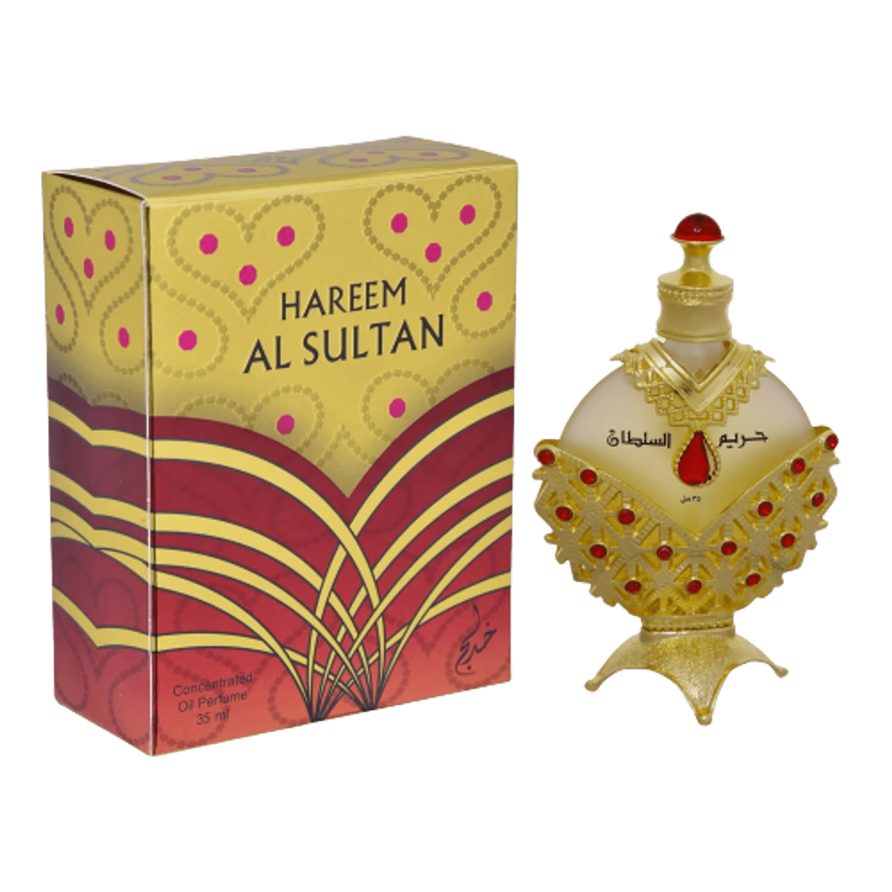 KHADLAJ Hareem Al Sultan Gold Perfume Oil – 1.18 oz - Beauty Exchange Beauty Supply
