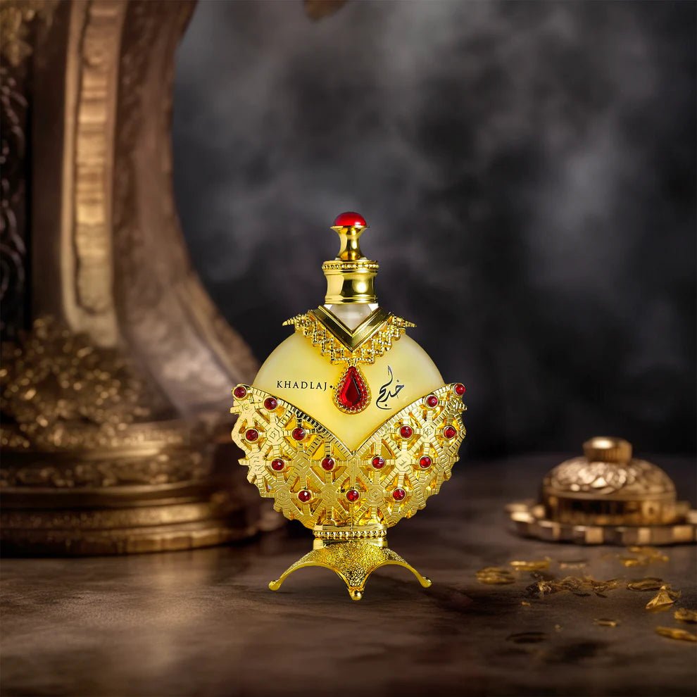 KHADLAJ Hareem Al Sultan Gold Perfume Oil – 1.18 oz - Beauty Exchange Beauty Supply