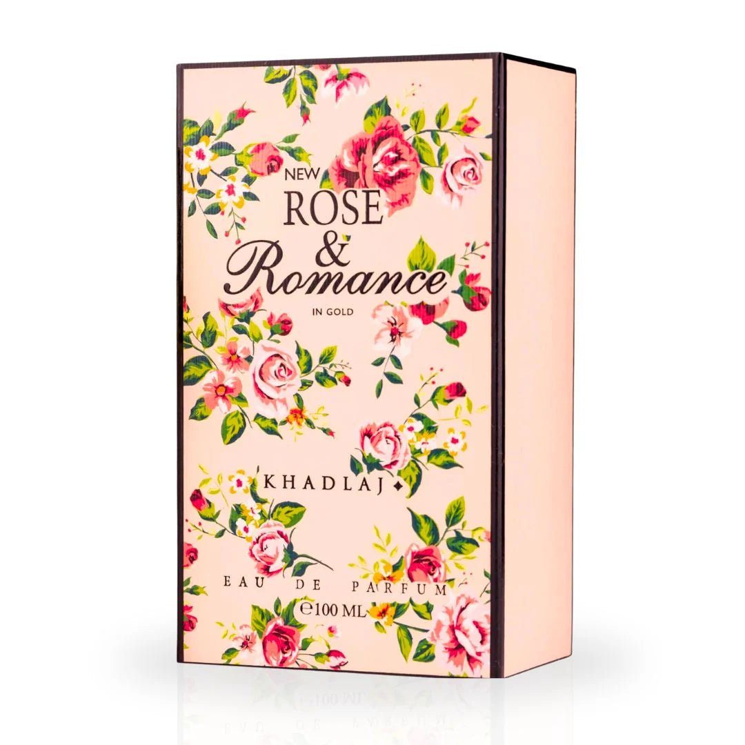 Khadlaj Rose & Romance Gold Eau De Parfum Spray – 3.4oz - Beauty Exchange Beauty Supply
