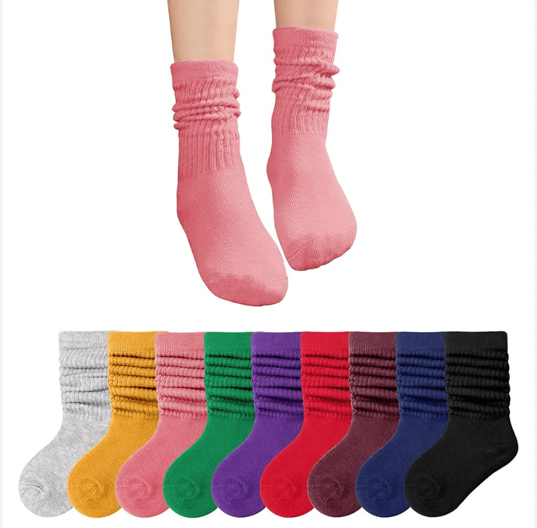 Kids Slouch Socks – 11 Colors - Beauty Exchange Beauty Supply