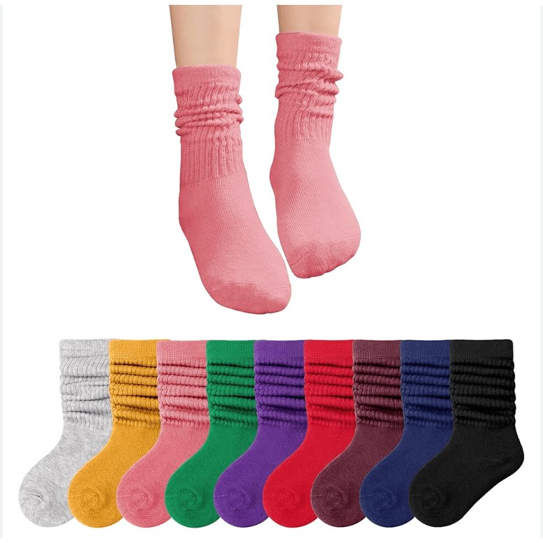 Kids Slouch Socks – 11 Colors - Beauty Exchange Beauty Supply