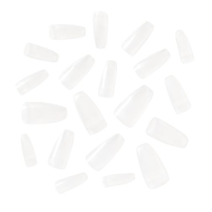 KISS 20 Tips Clear Coffin Nails – TN01 - Beauty Exchange Beauty Supply