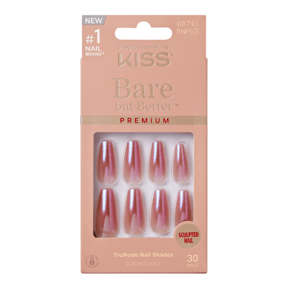 KISS Bare but Better Premium Nails – Shiny TruNude Shades (BN & BNP Series) - Beauty Exchange Beauty Supply