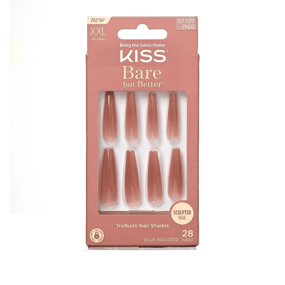 KISS Bare but Better Premium Nails – Shiny TruNude Shades (BN & BNP Series) - Beauty Exchange Beauty Supply