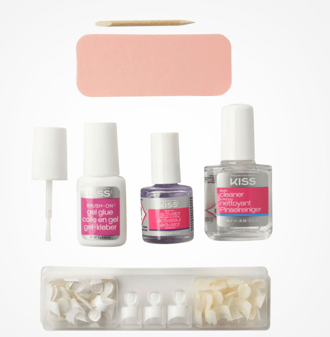 KISS Brush - On Gel Nail Kit – Acrylic Strength - Beauty Exchange Beauty Supply