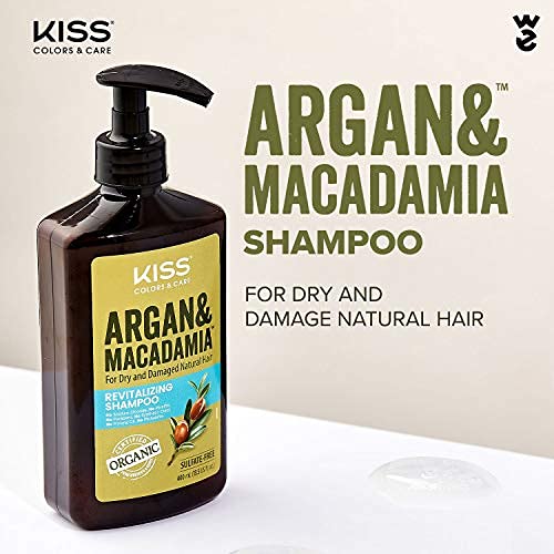 Kiss Colors & Care – Argan Macadamia Hair Care Collection - Beauty Exchange Beauty Supply