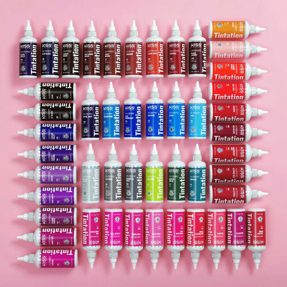 KISS Colors Tintation Semi - Permanent Hair Color – Vibrant - Beauty Exchange Beauty Supply