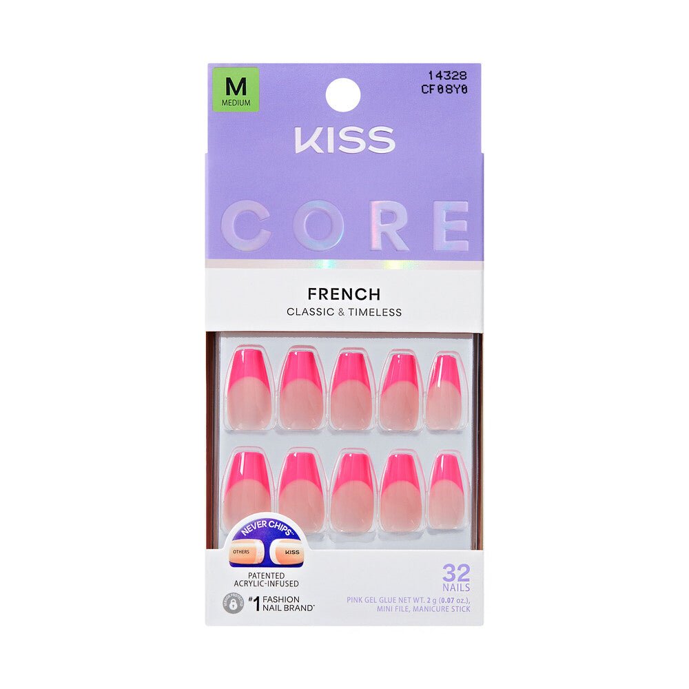 Kiss Core French Classic & Timeless - Beauty Exchange Beauty Supply