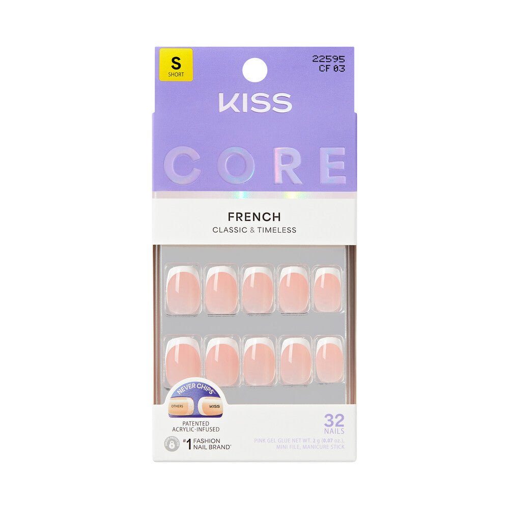 Kiss Core French Classic & Timeless - Beauty Exchange Beauty Supply
