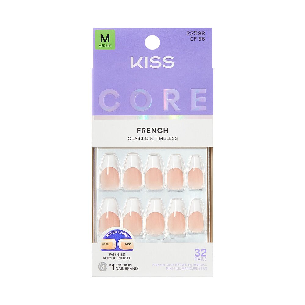 Kiss Core French Classic & Timeless - Beauty Exchange Beauty Supply