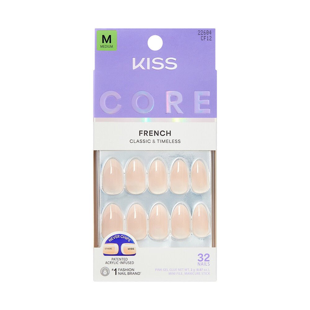 Kiss Core French Classic & Timeless - Beauty Exchange Beauty Supply