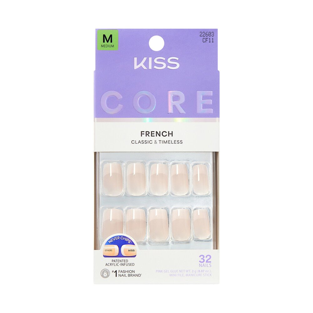 Kiss Core French Classic & Timeless - Beauty Exchange Beauty Supply