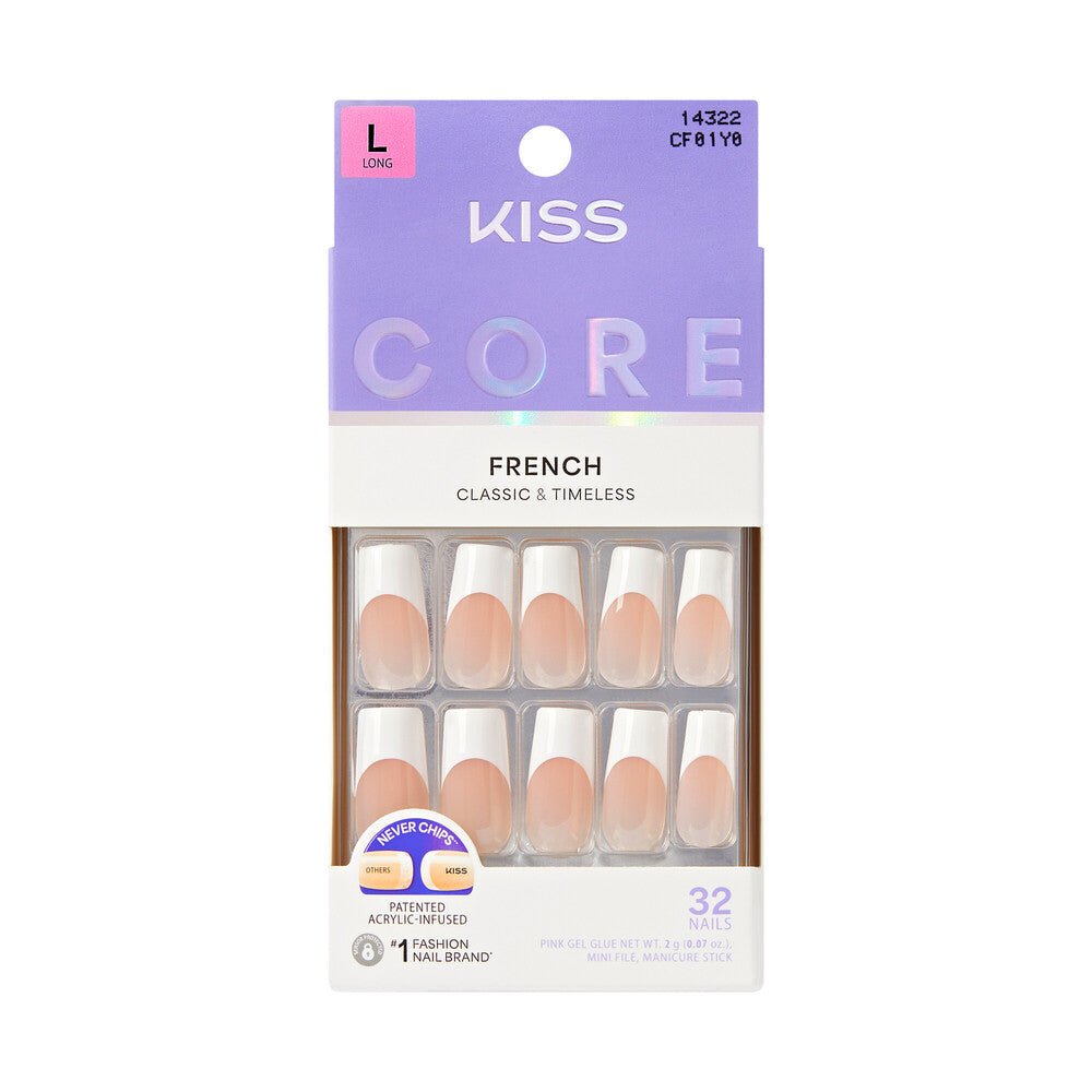 Kiss Core French Classic & Timeless - Beauty Exchange Beauty Supply
