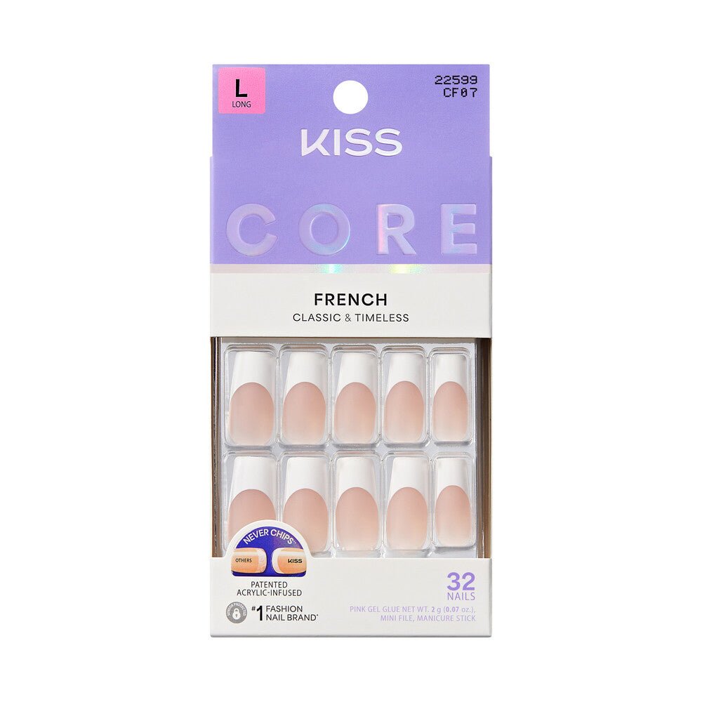 Kiss Core French Classic & Timeless - Beauty Exchange Beauty Supply