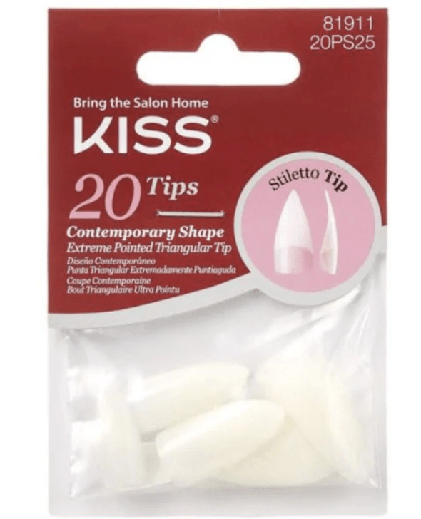 KISS Curve Overlap Nail Tips Natural Finish – 20 Tips - Beauty Exchange Beauty Supply
