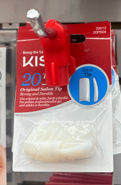 KISS Curve Overlap Nail Tips Natural Finish – 20 Tips - Beauty Exchange Beauty Supply