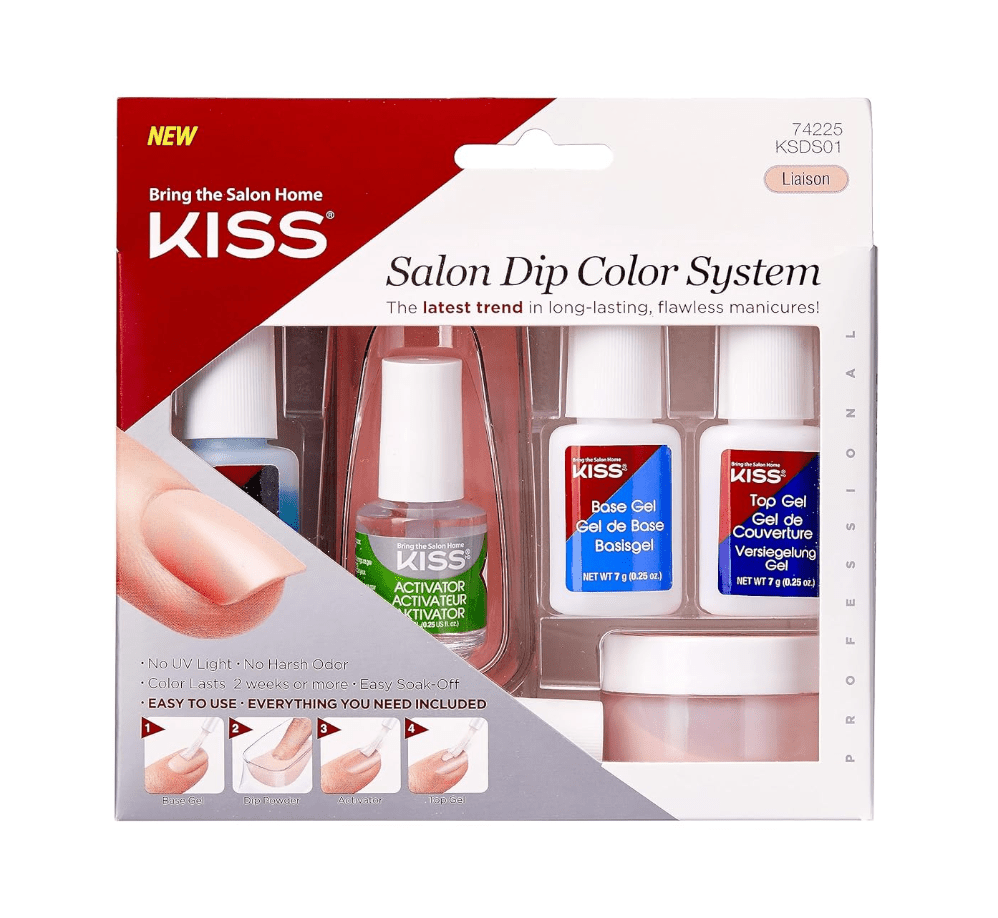 KISS Dip Powder Nail Kit – No UV Needed - Beauty Exchange Beauty Supply
