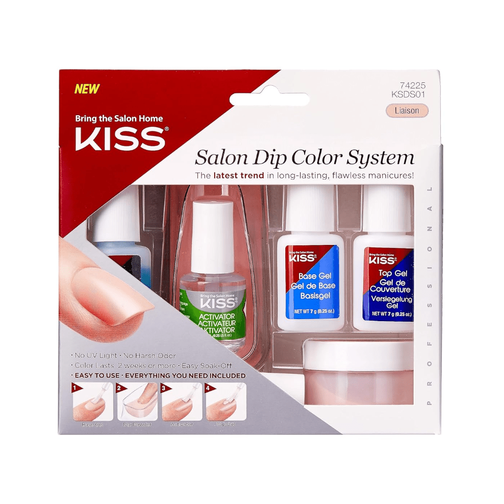 KISS Dip Powder Nail Kit – No UV Needed - Beauty Exchange Beauty Supply