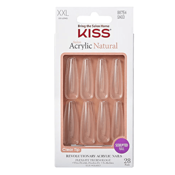 KISS Gel Fantasy & Acrylic French Nude Nails – Premium Finish - Beauty Exchange Beauty Supply