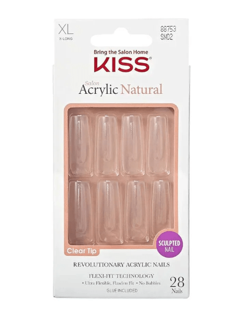 KISS Gel Fantasy & Acrylic French Nude Nails – Premium Finish - Beauty Exchange Beauty Supply